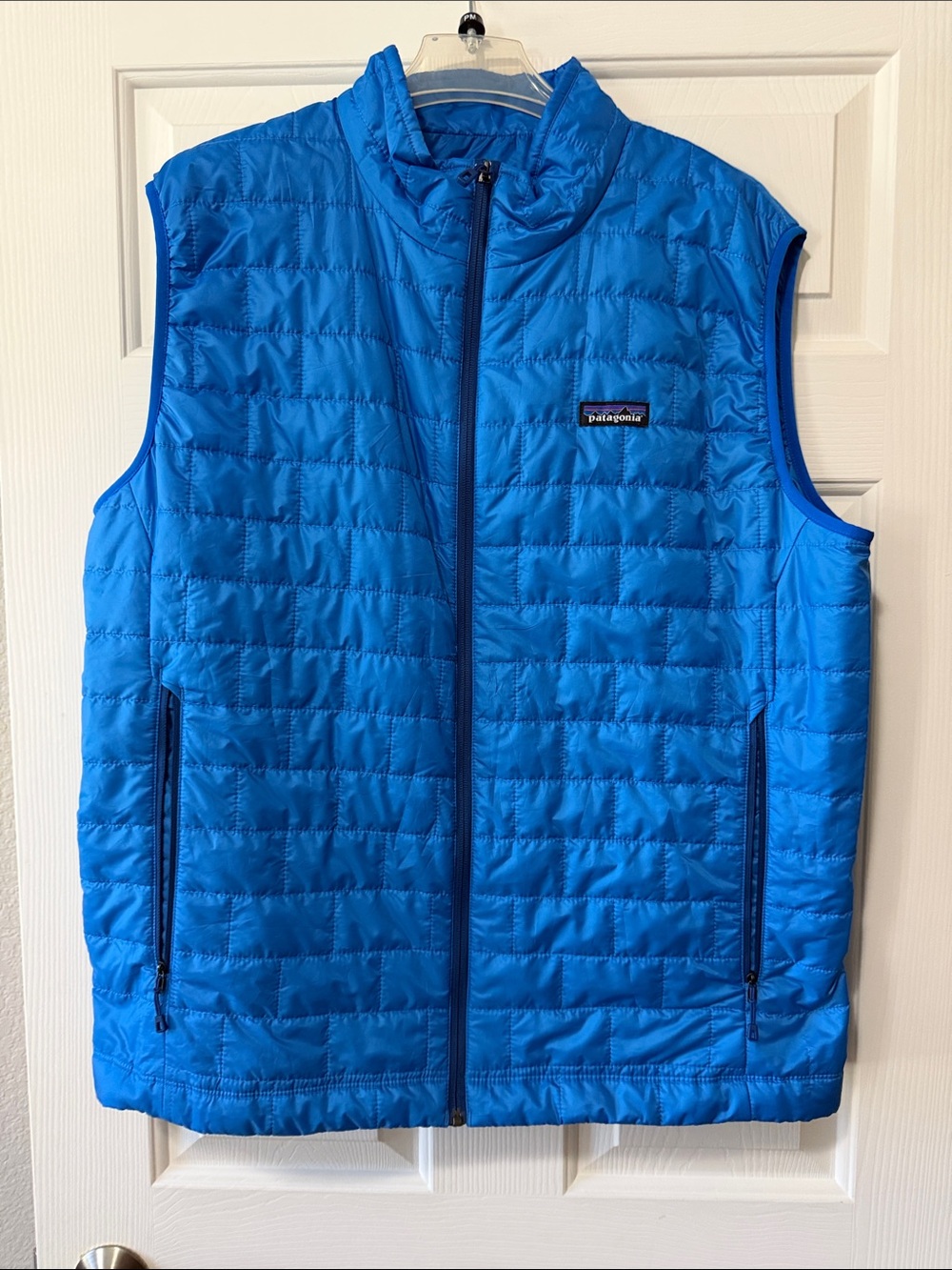 Patagonia Blue Quilted Lightweight Packable Vest
